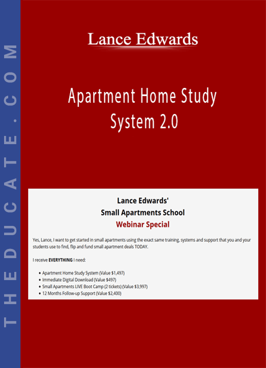 Lance Edwards - Apartment Home Study System 2.0