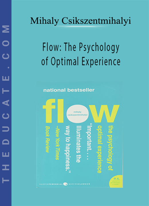 Mihaly Csikszentmihalyi - Flow: The Psychology of Optimal Experience