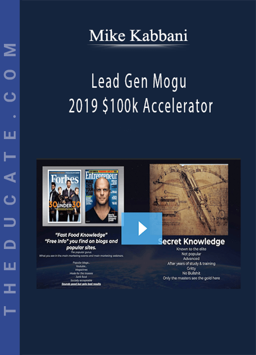 Mike Kabbani - Lead Gen Mogul 2019 $100k Accelerator