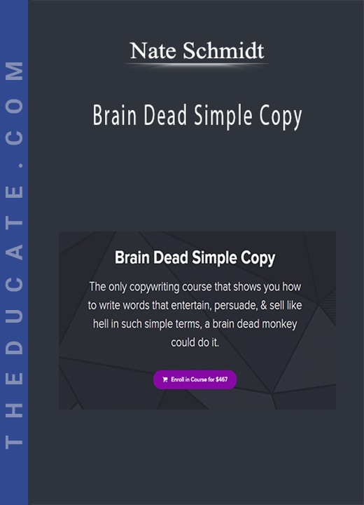 Nate Schmidt - Brain Dead Simple Copy