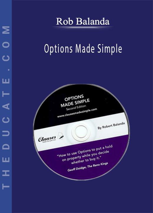 Rob Balanda - Options Made Simple