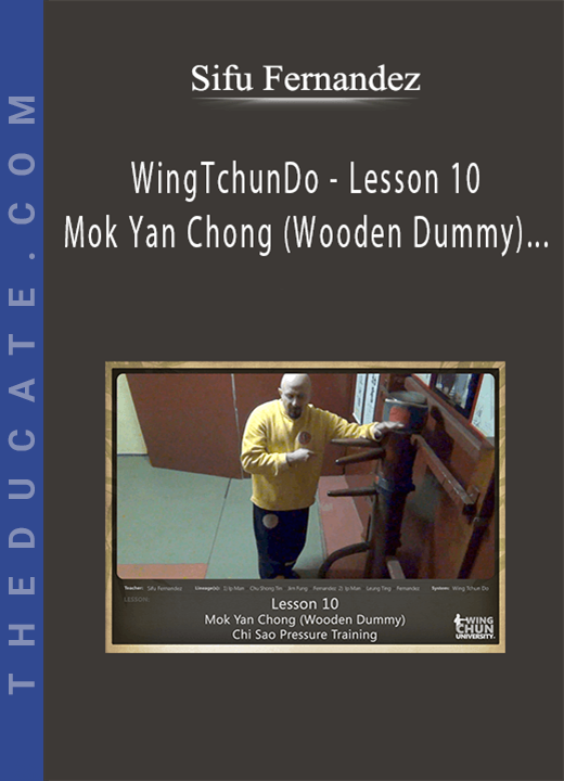 Sifu Fernandez - WingTchunDo - Lesson 10 - Mok Yan Chong (Wooden Dummy) - Pressure Training