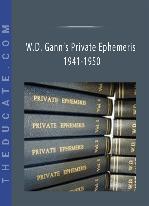 W.D. Gann’s Private Ephemeris 1941-1950
