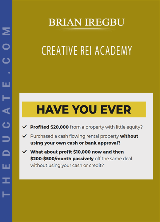 BRIAN IREGBU - CREATIVE REI ACADEMY