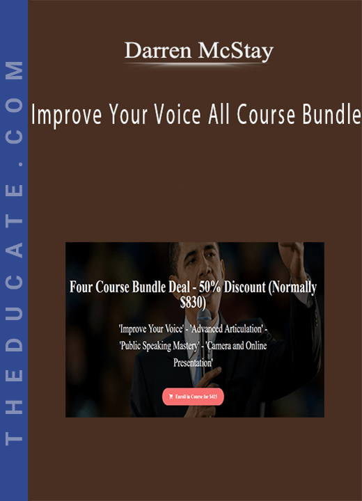 Darren McStay - Improve Your Voice All Course Bundle
