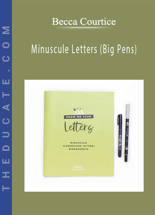 Becca Courtice - Minuscule Letters (Big Pens)