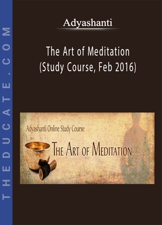 Adyashanti - The Art of Meditation (Study Course, Feb 2016)