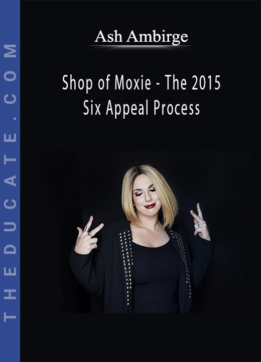 Ash Ambirge - Shop of Moxie - The 2015 Six Appeal Process