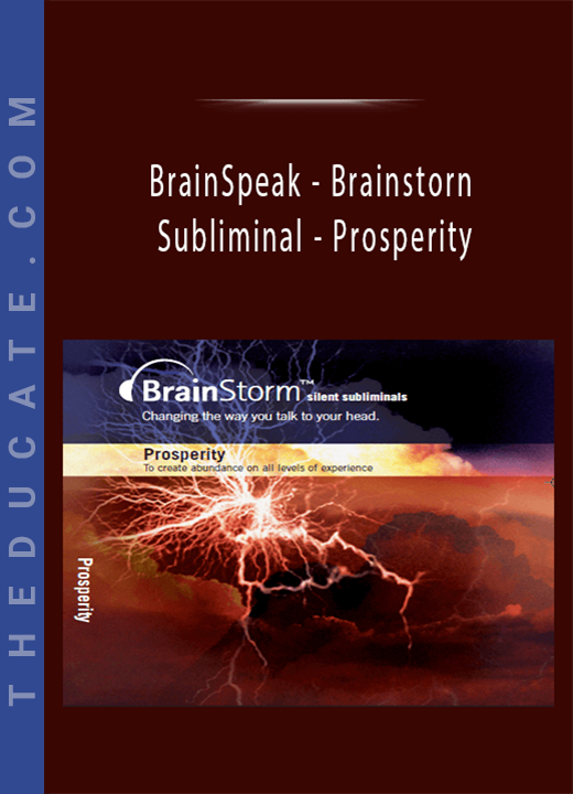 BrainSpeak - Brainstorm Subliminal - Prosperity