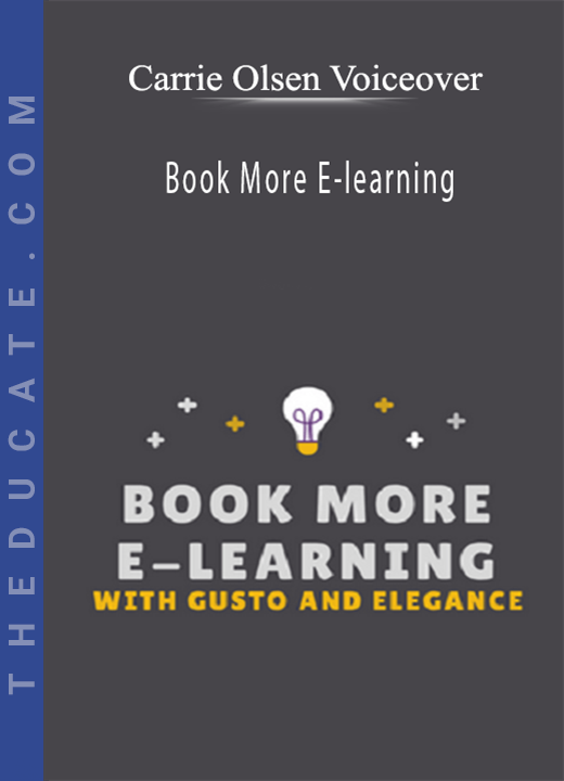 Carrie Olsen Voiceover - Book More E-learning