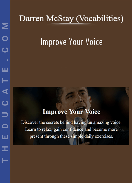 Darren McStay (Vocabilities) - Improve Your Voice