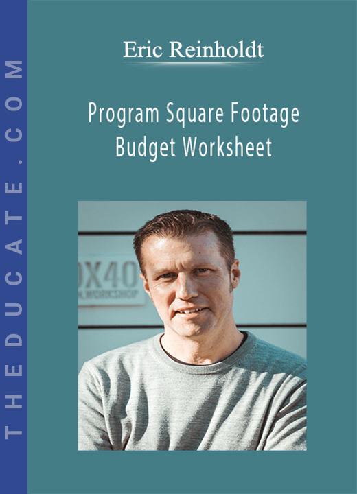 Eric Reinholdt - Program Square Footage + Budget Worksheet