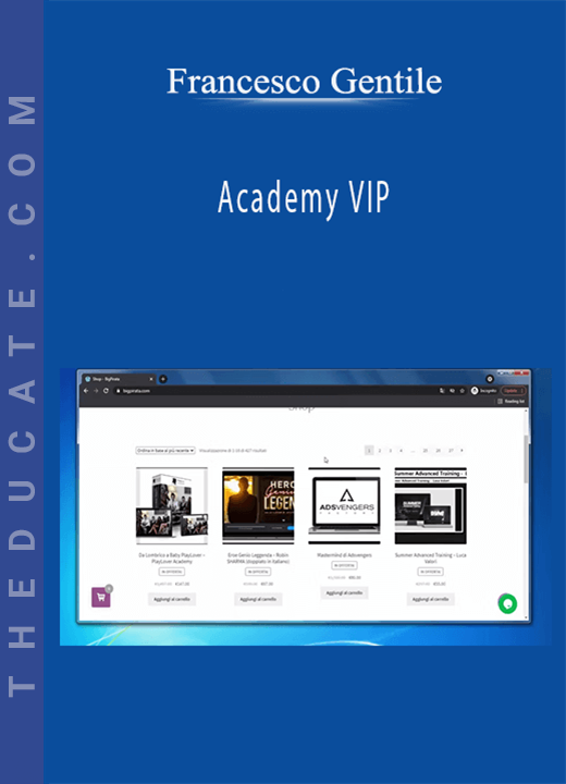 Francesco Gentile - Academy VIP