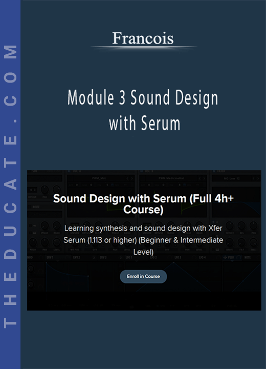 Francois - Module 3 Sound Design with Serum