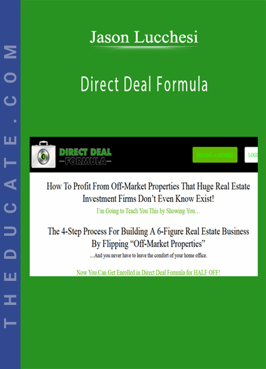 Jason Lucchesi - Direct Deal Formula